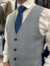 Load image into Gallery viewer, Mark Sky Blue Jacket &amp; Waistcoat - Navy Trousers
