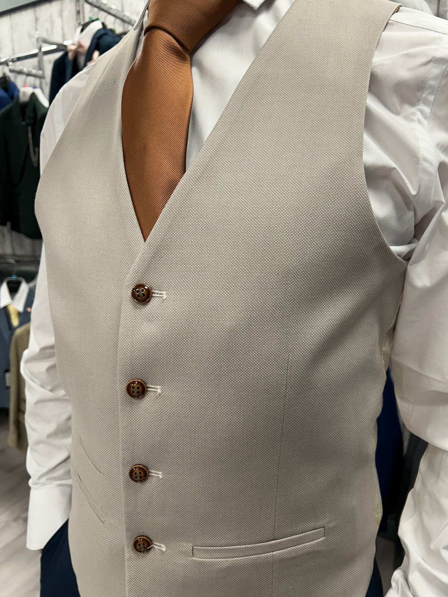 Calvin 2 Piece with Mayfair Stone waistcoat