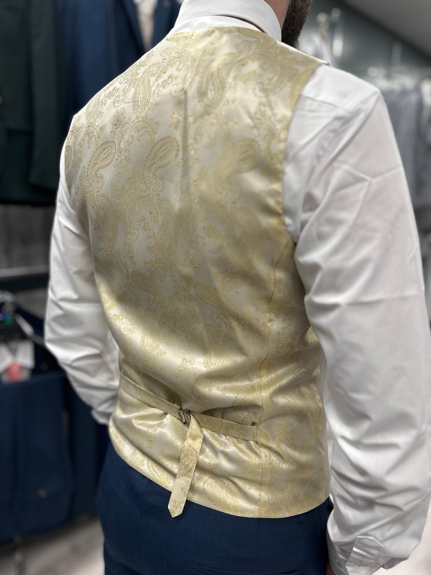 Mayfair Stone With Navy Trousers