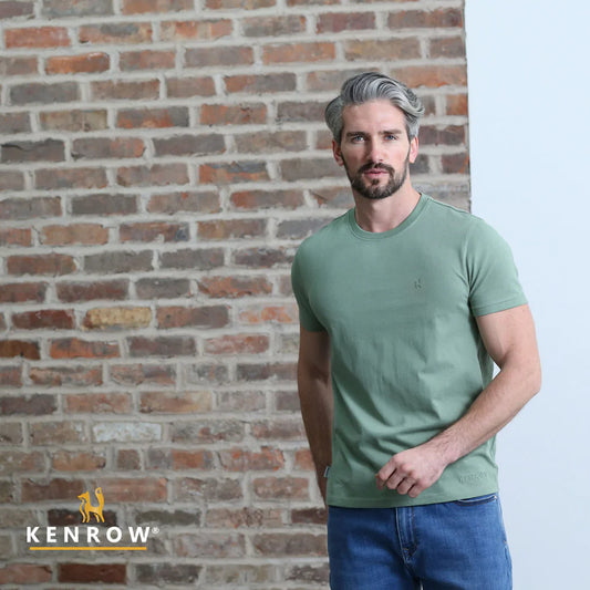 Jax Brushed Tee Basil