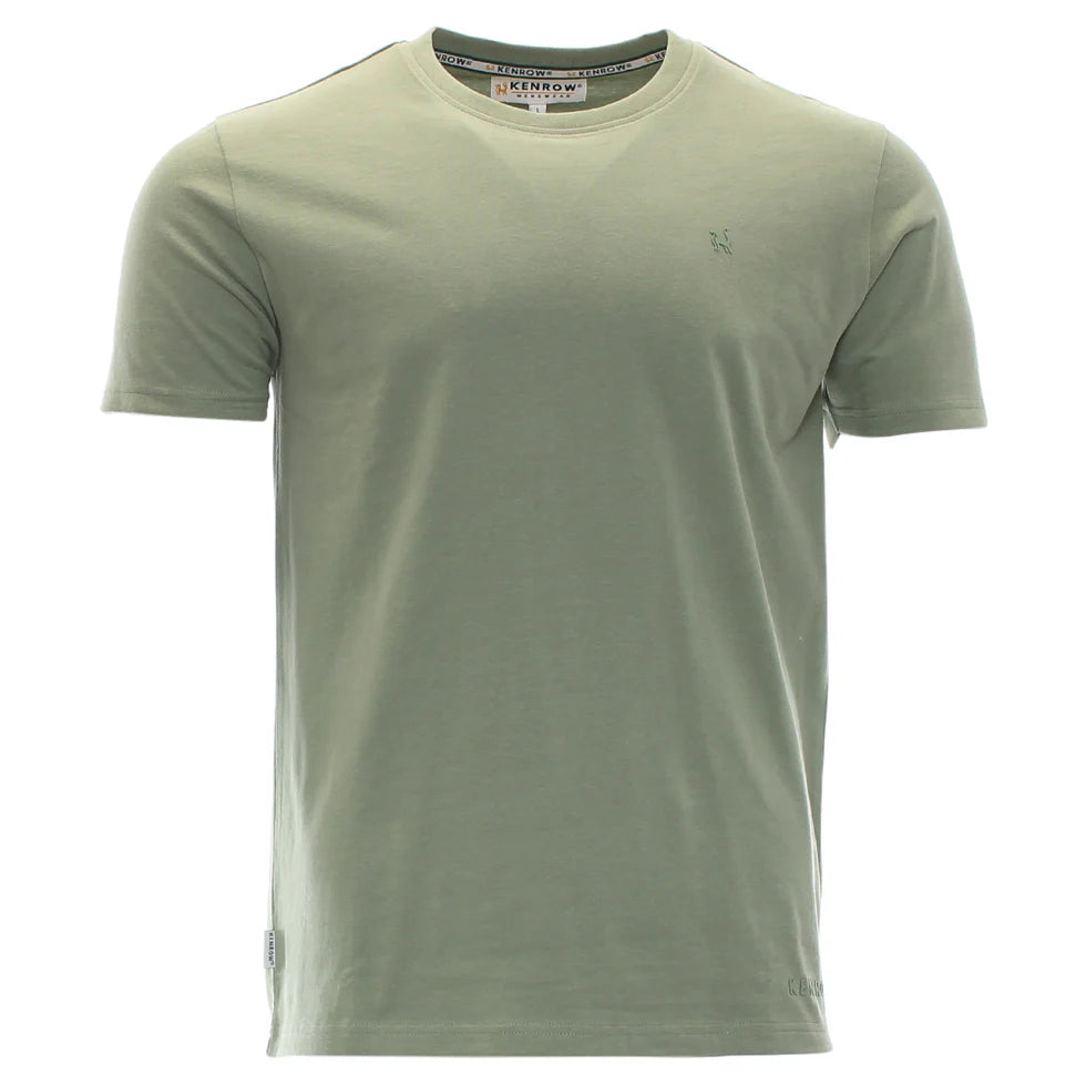 Jax Brushed Tee Basil