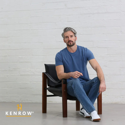 Jax Brushed Tee Denim