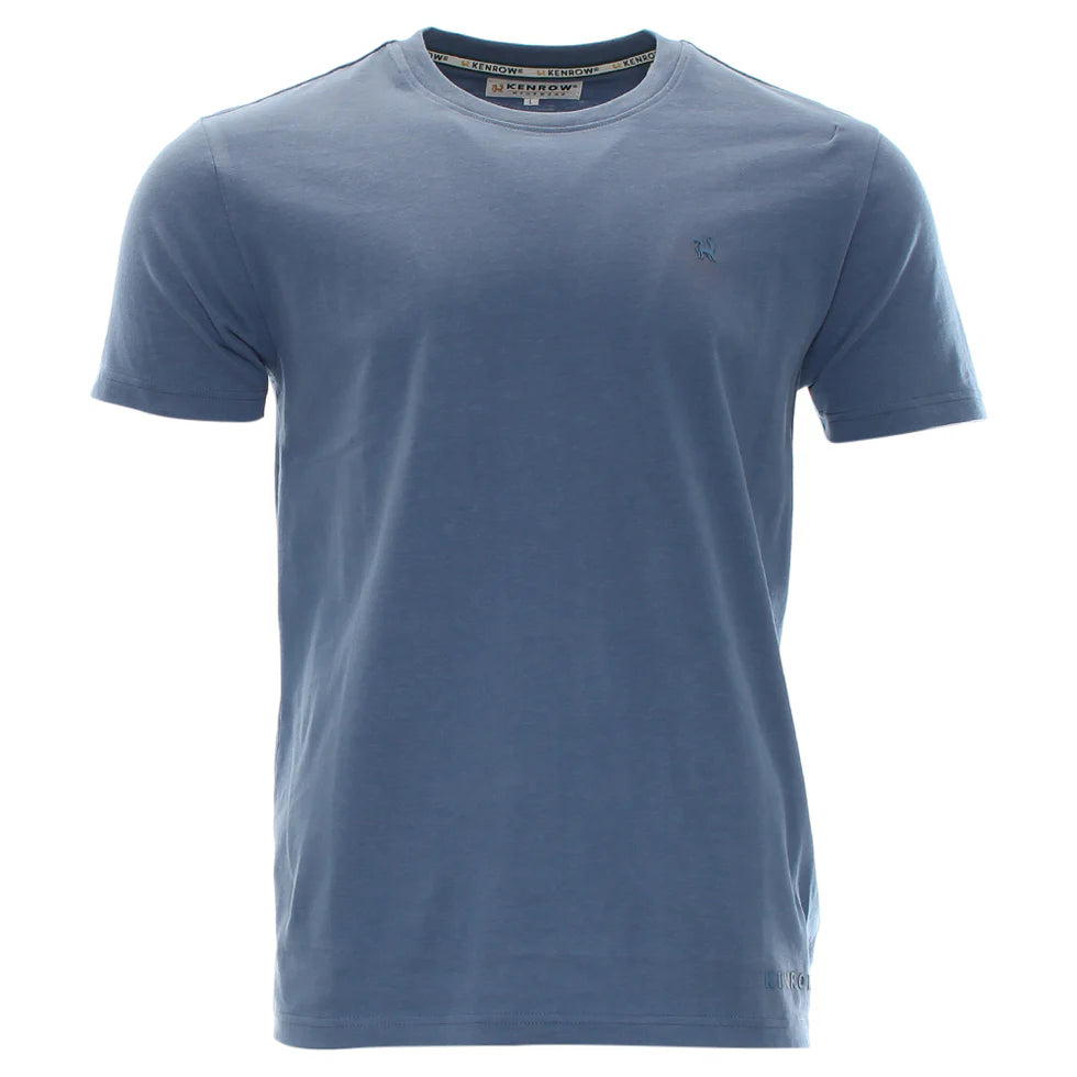 Jax Brushed Tee Denim