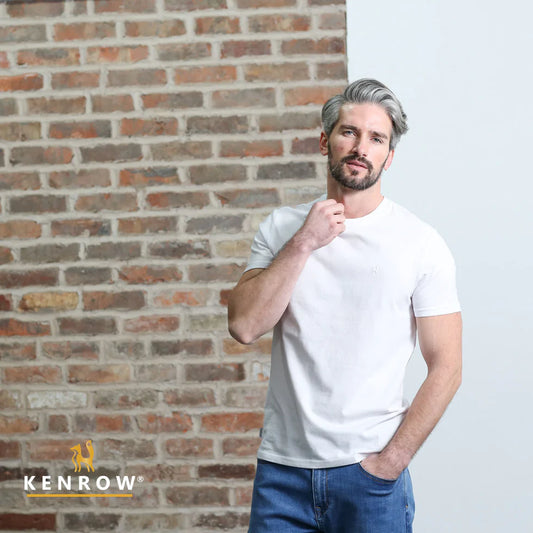 Jax Brushed Tee White