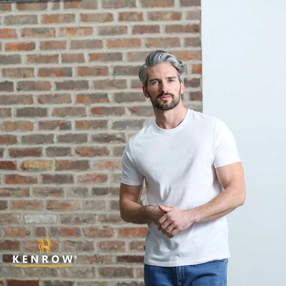 Jax Brushed Tee White