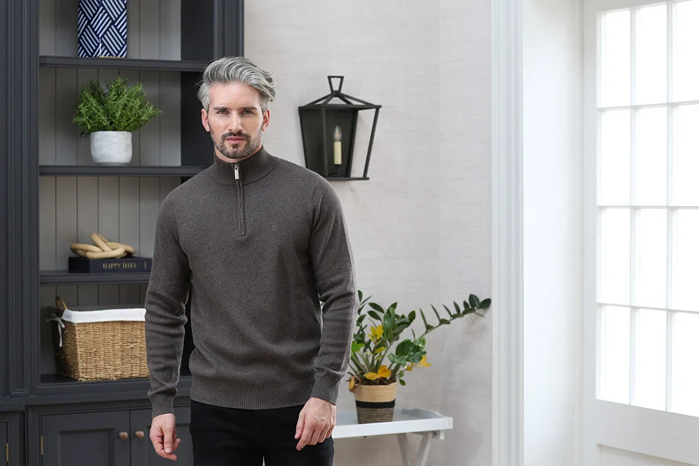 Kenrow Justin Half Zip Stone