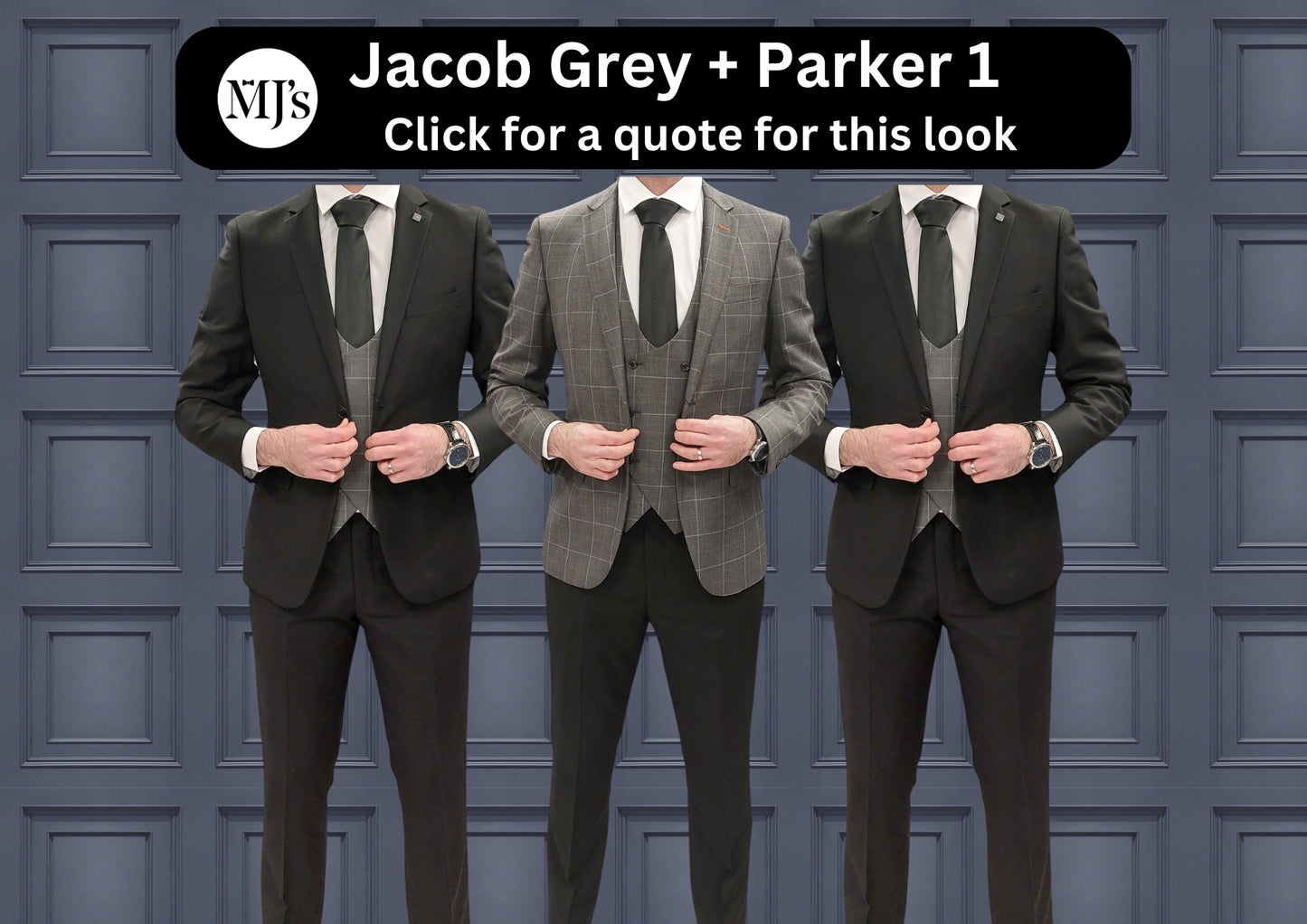 Jacob Grey + Parker Black Wedding Quotation 1