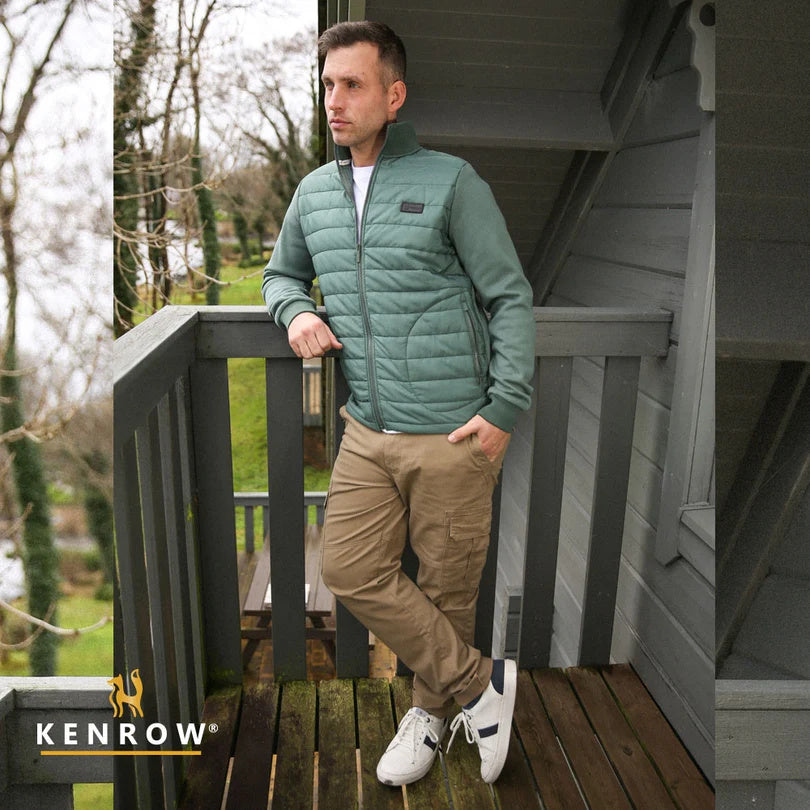 Keefe Zipped Jacket Green