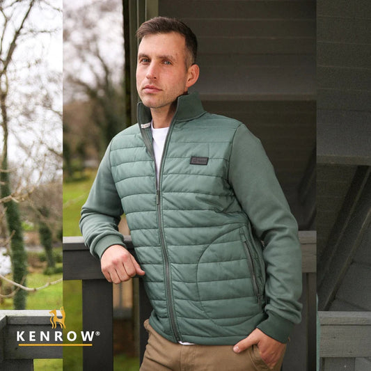 Keefe Zipped Jacket Green