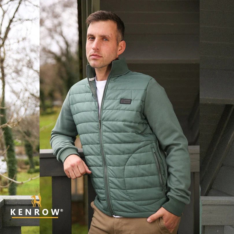 Keefe Zipped Jacket Green