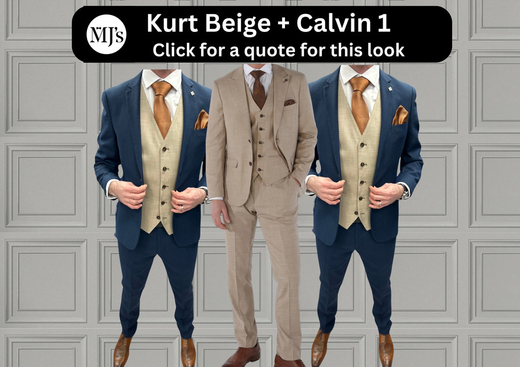 Kurt Beige + Calvin Navy Wedding Quotation 1