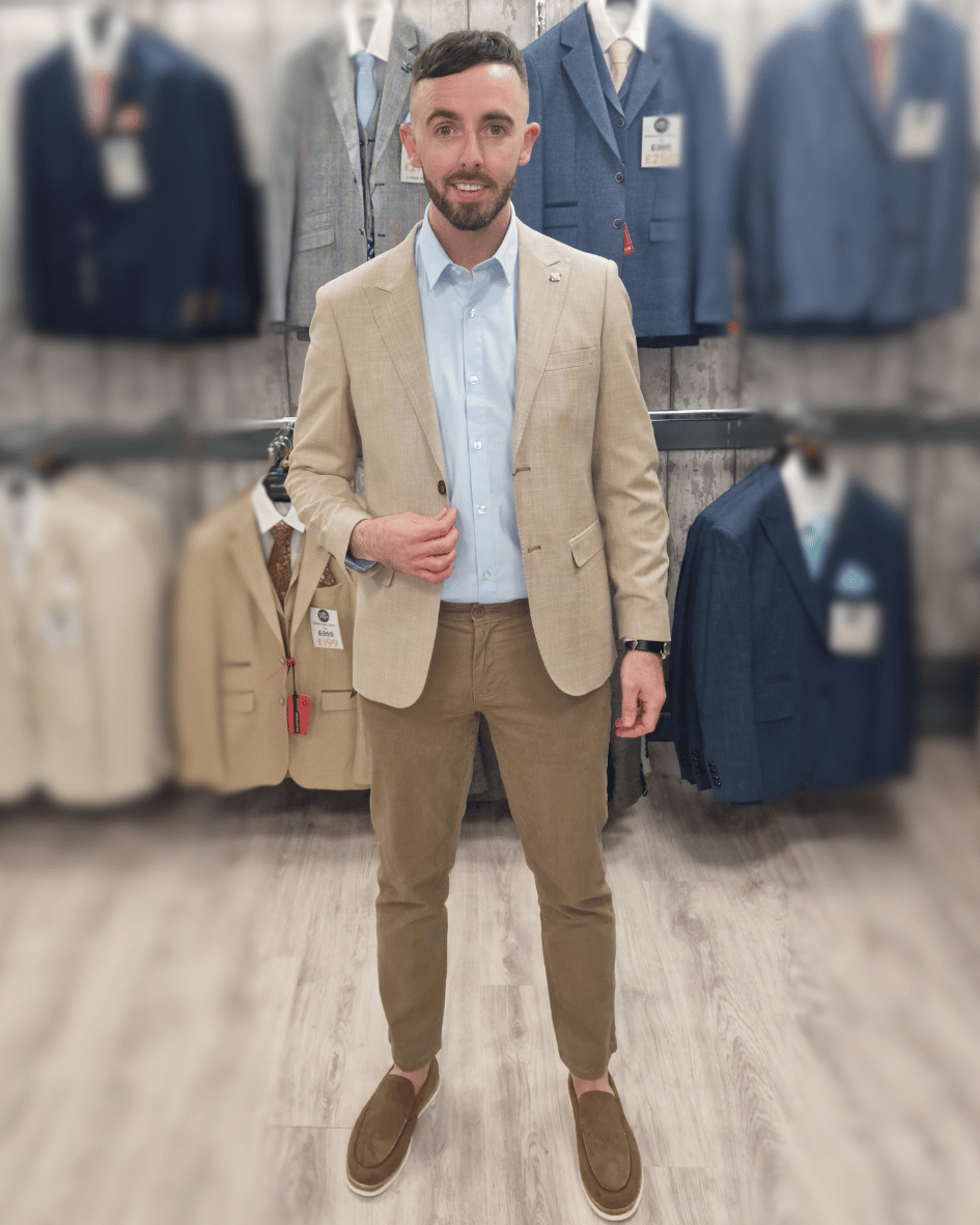 Kurt Beige Jacket with Sand Chino