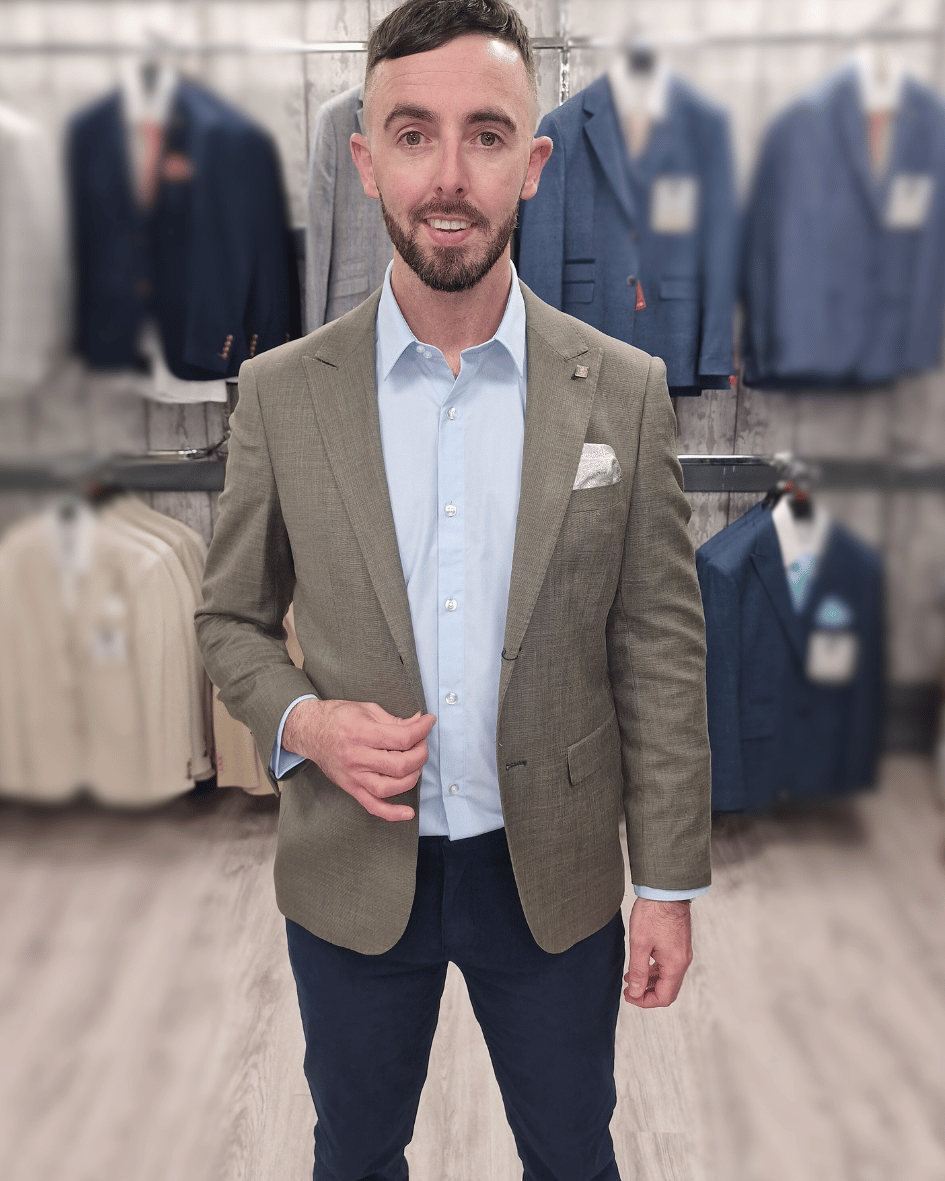 Kurt Sage Jacket with Navy Chino