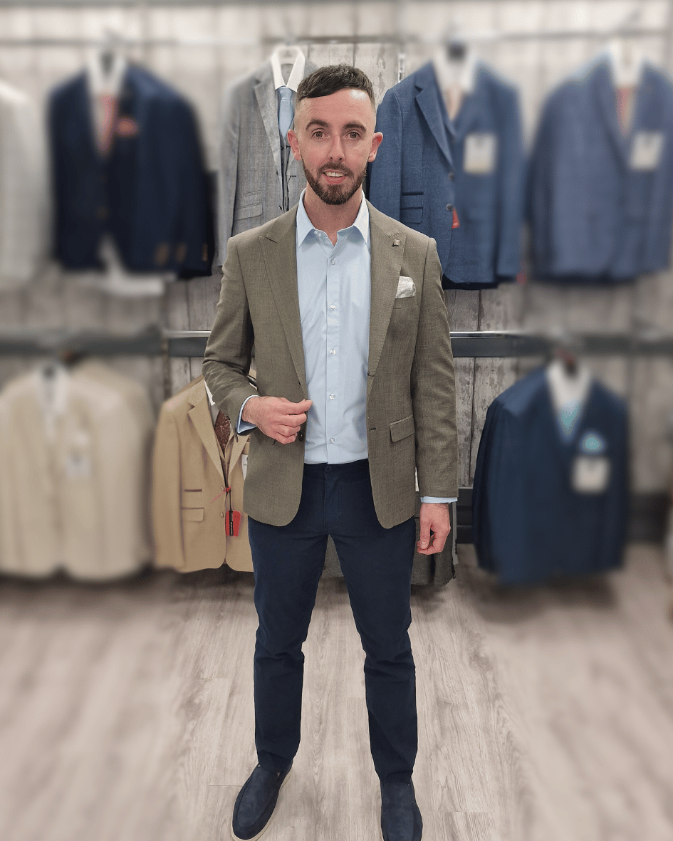 Kurt Sage Jacket with Navy Chino