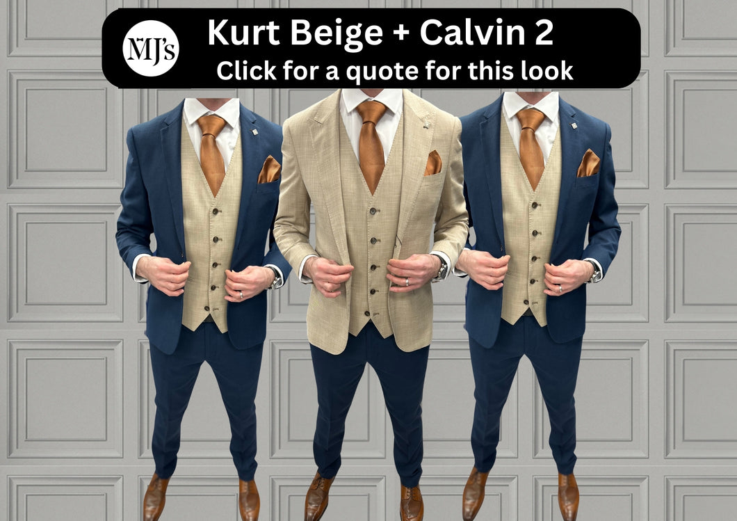 Kurt Beige + Calvin Navy Wedding Quotation 2