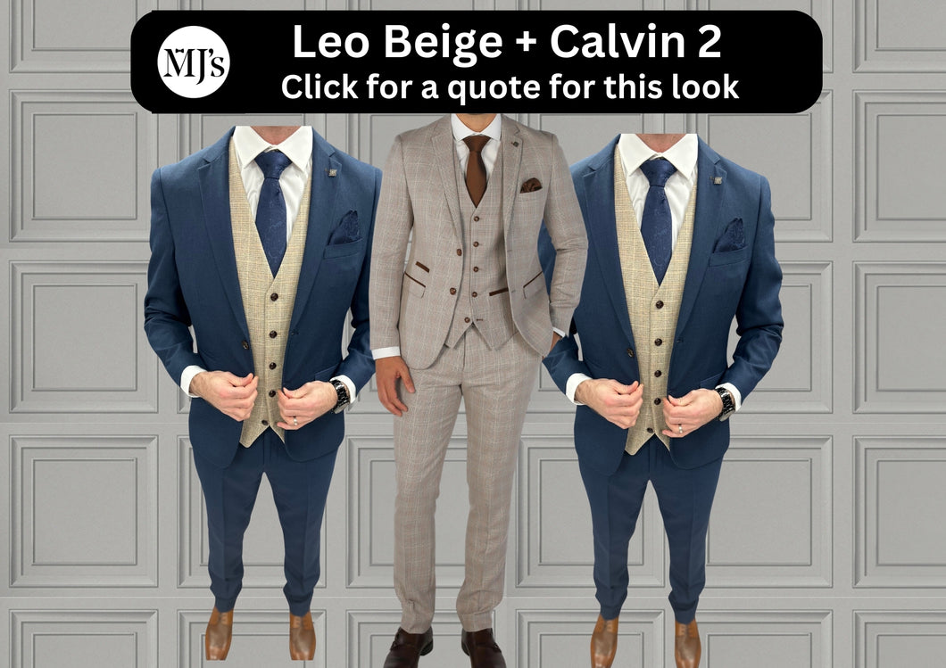 Leo Beige + Calvin Navy Wedding Quotation 2