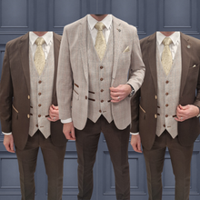 Load image into Gallery viewer, MJ Brown + Leo Beige 2 Wedding Quotation
