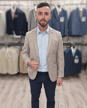 Load image into Gallery viewer, Leo Beige Jacket with Navy Chino
