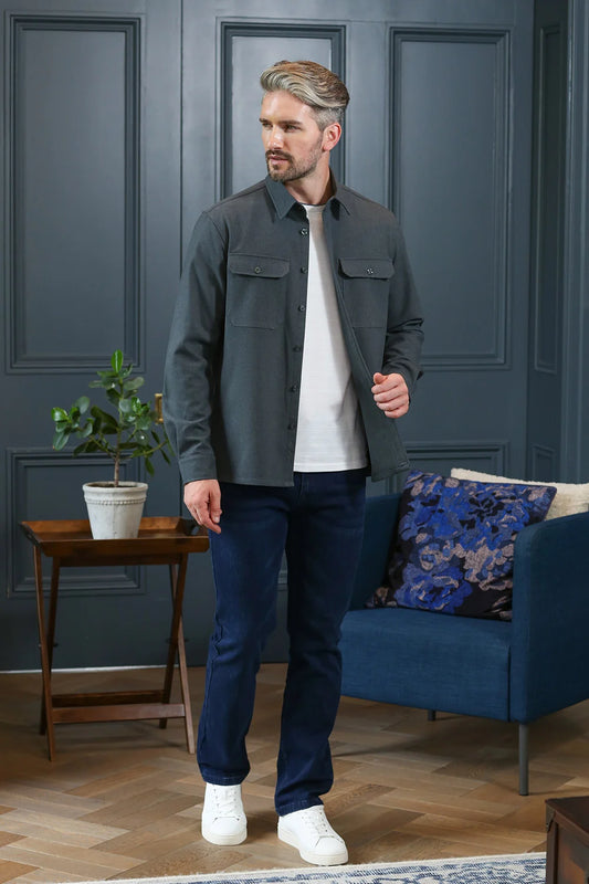 Kenrow Marc Overshirt Pewter Green