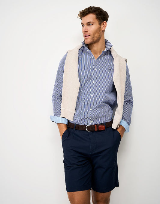Crew Classic Micro Gingham Ultra Marine