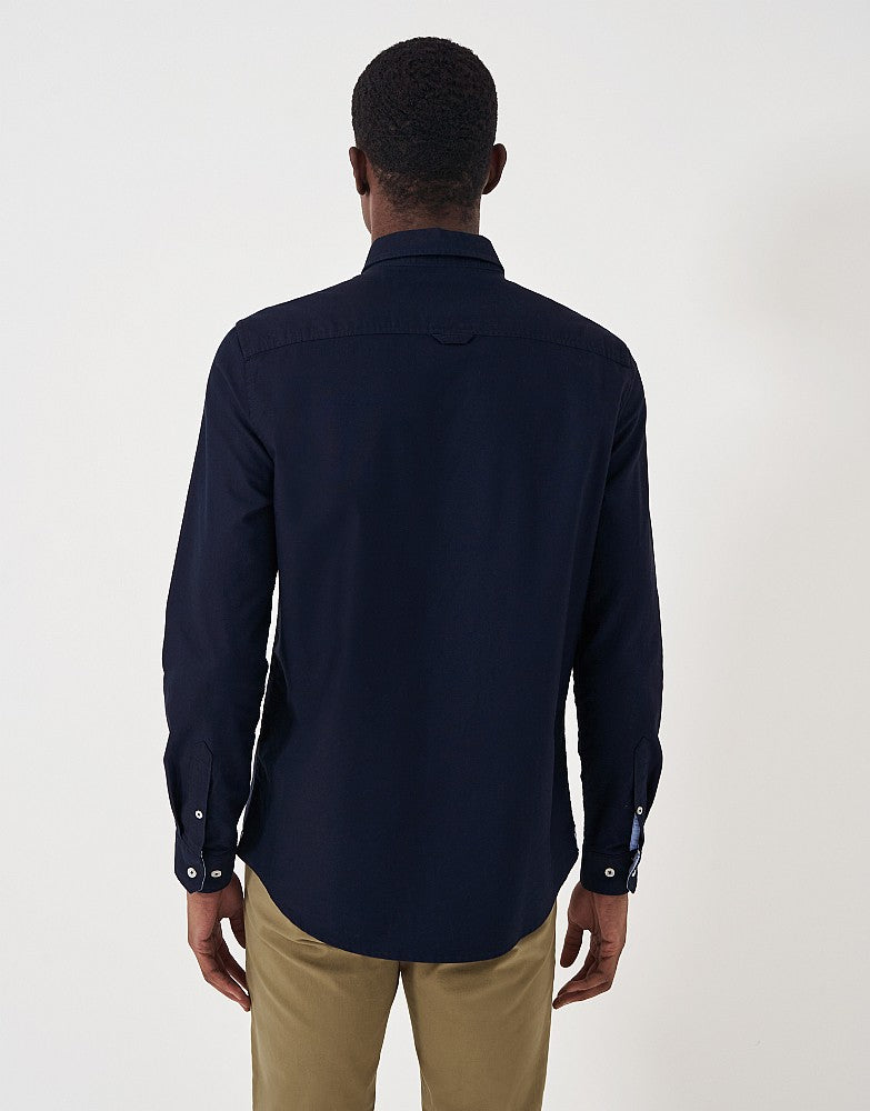 Crew Slim Fit Oxford Shirt in Heritage Navy