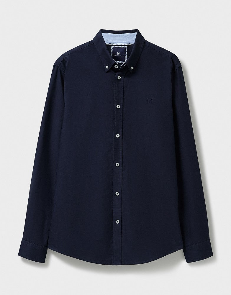 Crew Slim Fit Oxford Shirt in Heritage Navy