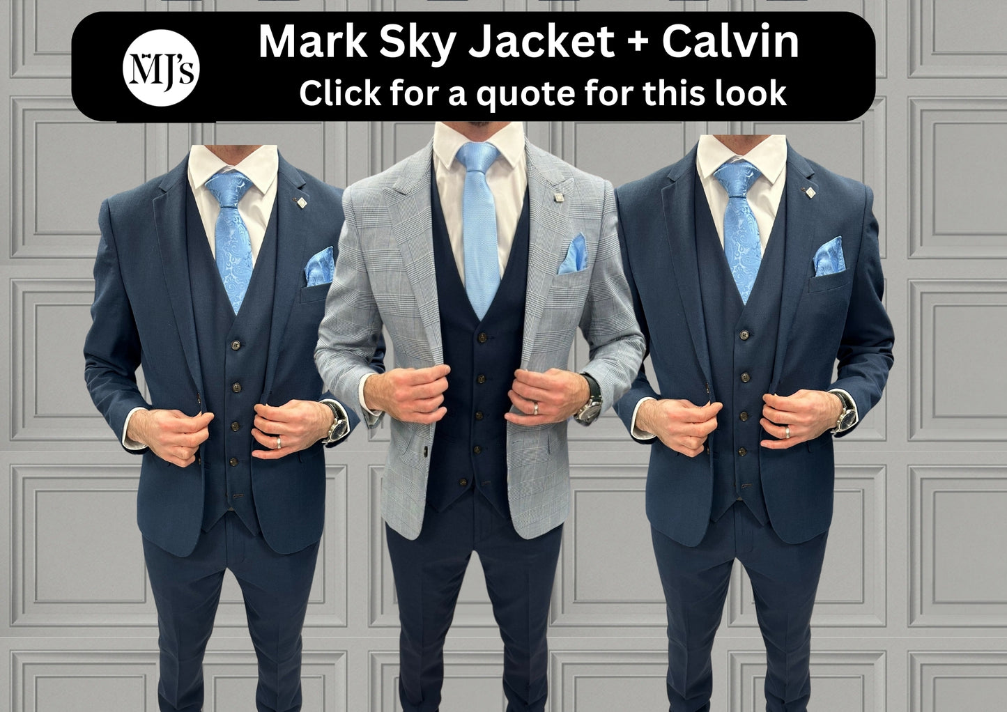 Mark Sky Blue + Calvin Navy Wedding Quotation 3