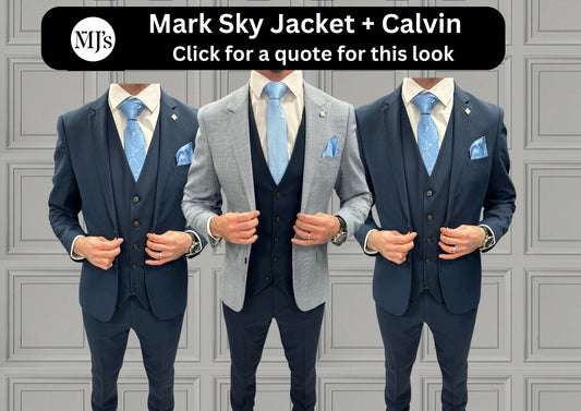 Mark Sky Blue + Calvin Navy Wedding Quotation 3