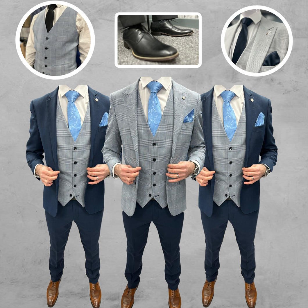 Mark Sky Blue + Calvin Navy Wedding Quotation 1