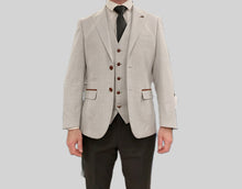 Load image into Gallery viewer, Mark Stone Jacket &amp; Waistcoat - Black Trousers
