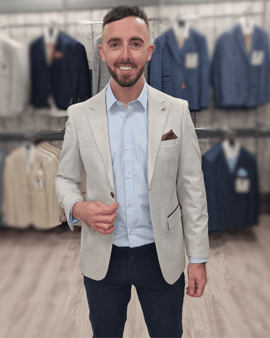 Mark Stone Jacket with Navy Chino