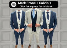 Load image into Gallery viewer, Mark Stone + Calvin Navy Wedding Quotation 1
