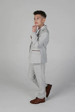 Load image into Gallery viewer, Boy&#39;s Mark Stone 3 Piece Suit
