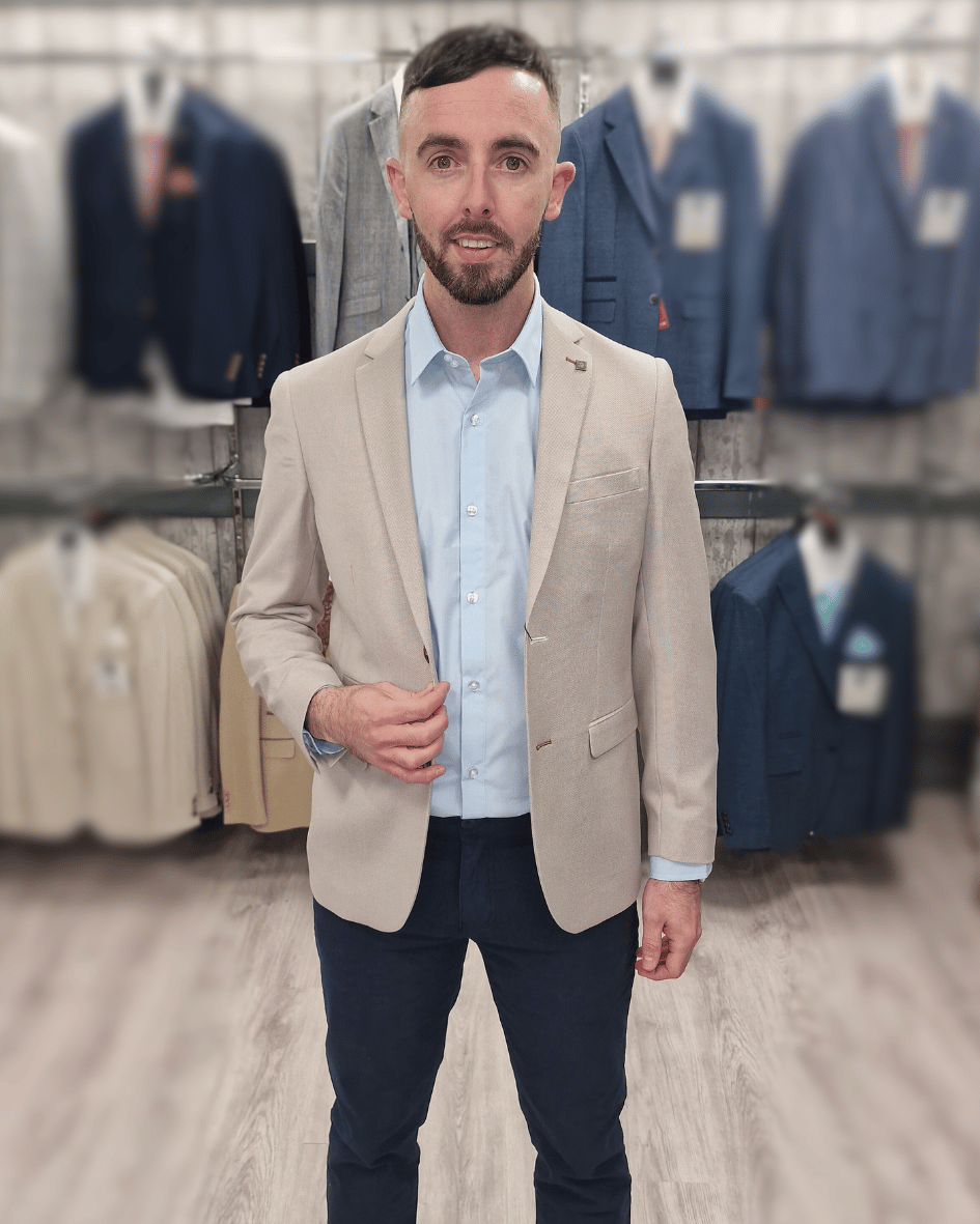 Mayfair Stone Jacket with Navy Chino