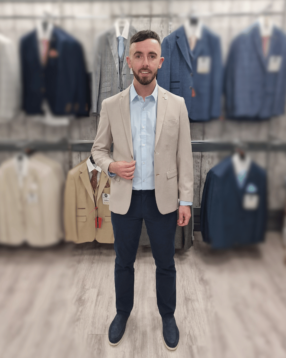 Mayfair Stone Jacket with Navy Chino
