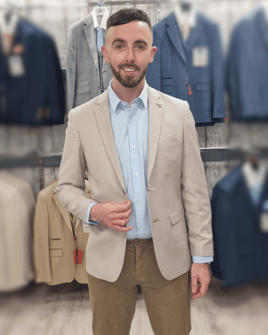 Mayfair Stone Jacket with Sand Chino