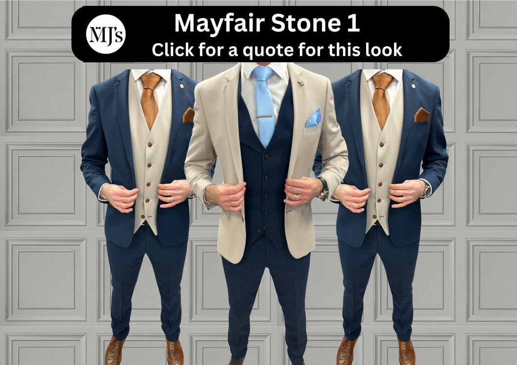 Mayfair Stone + Calvin Navy Hire Wedding Quotation 1