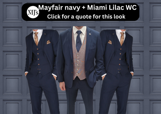 Mayfair Navy + MJ's Lilac WC Wedding Quotation