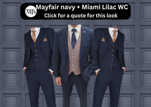 Load image into Gallery viewer, Mayfair Navy + Miami Lilac WC Wedding Quotation

