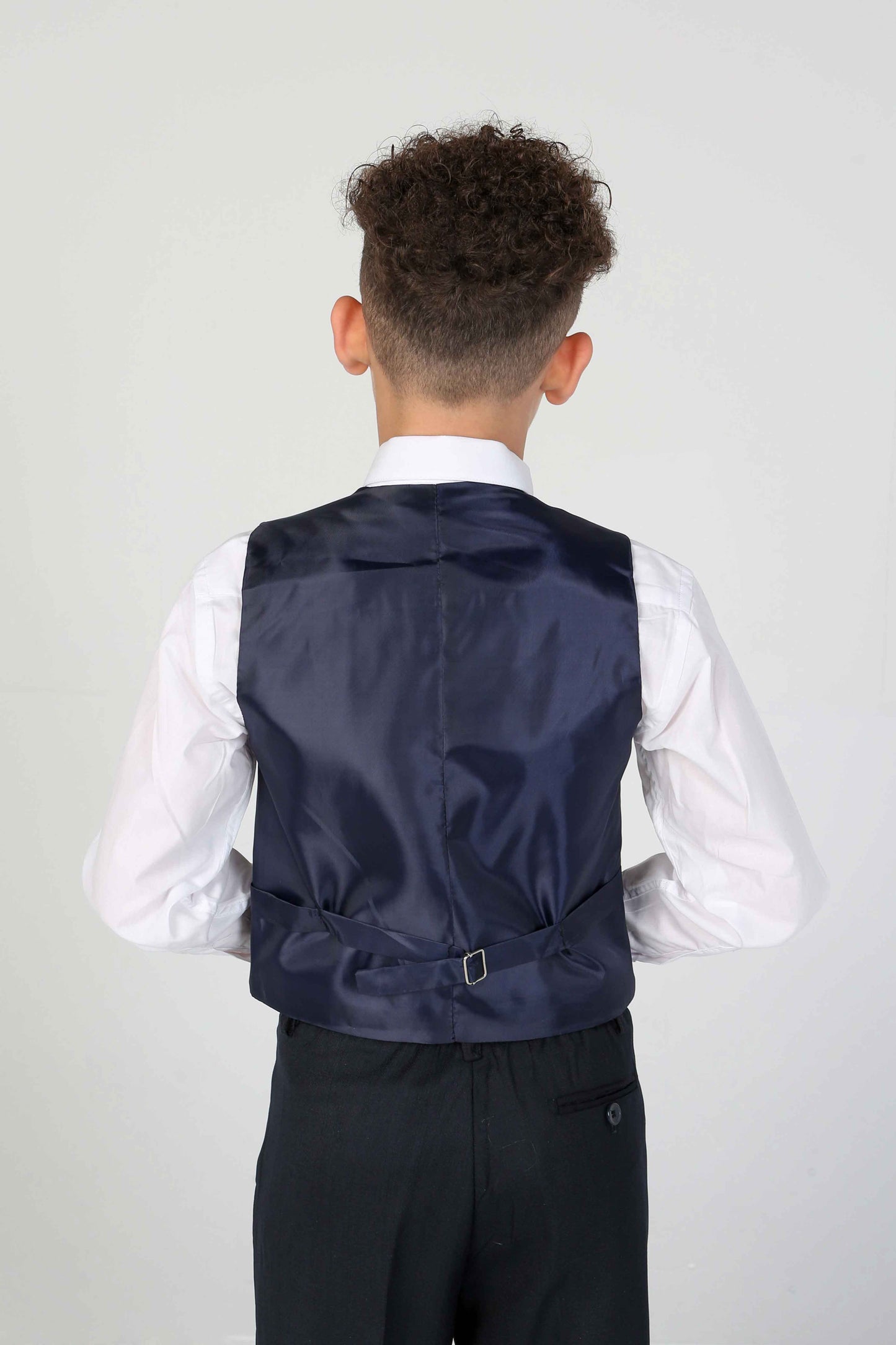 Navy 3 piece boy's suit for hire