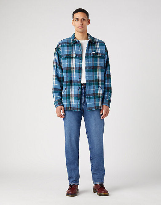Wrangler Overshirt in Captains Blue