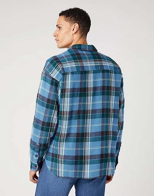Wrangler Overshirt in Captains Blue
