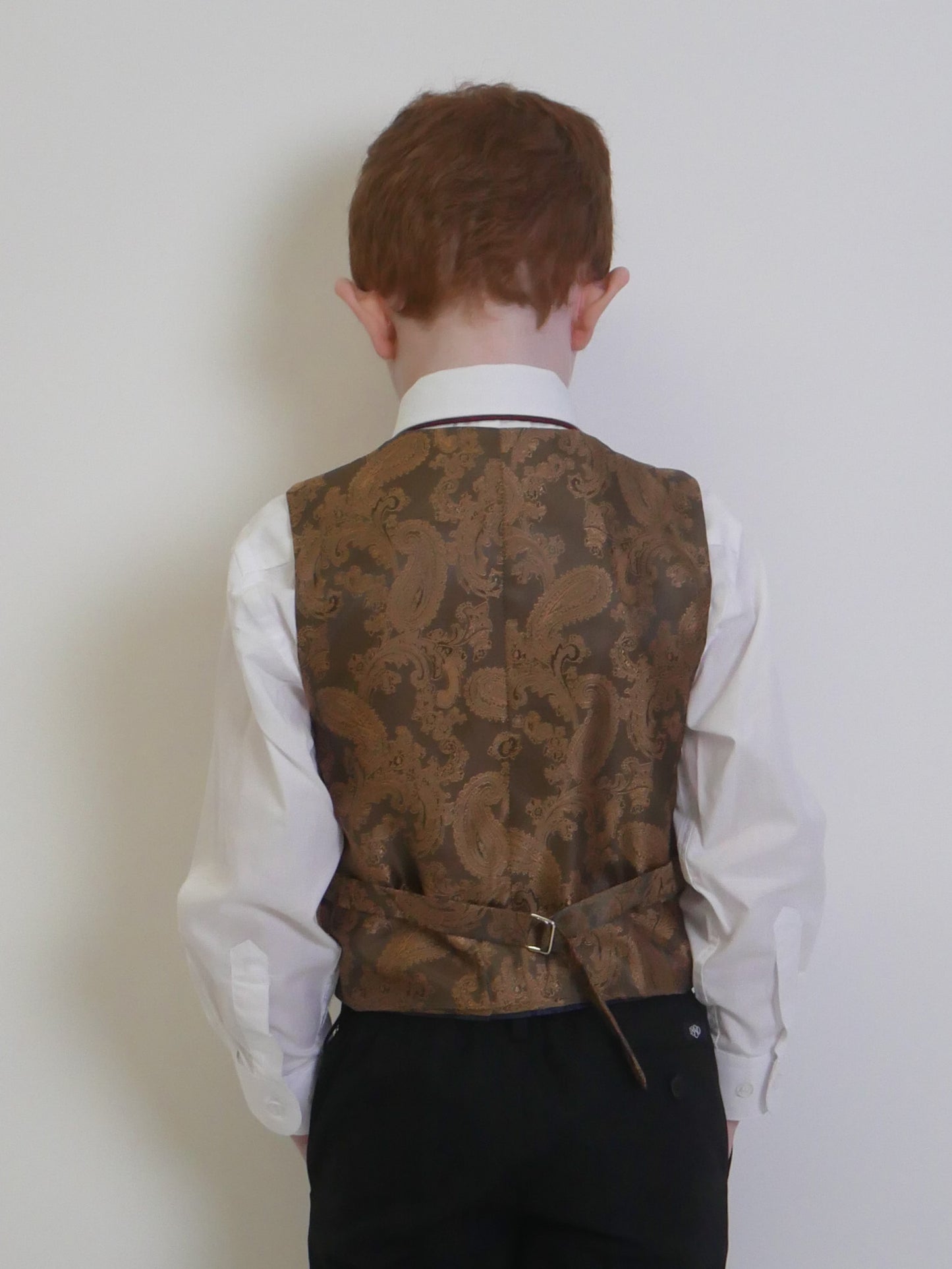 Boy's Leo Beige with black trousers