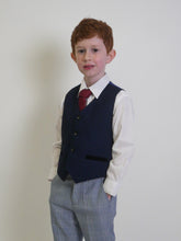 Load image into Gallery viewer, Boy&#39;s Mark Sky 2 Piece with Arthur Navy  Waistcoat
