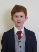 Load image into Gallery viewer, Boy&#39;s Arthur Navy 2 Piece with Mark Sky Waistcoat
