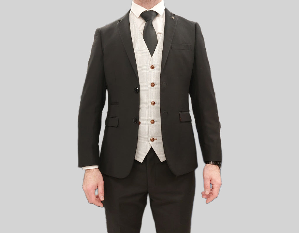 Parker Black 3 with Mark Stone Waistcoat
