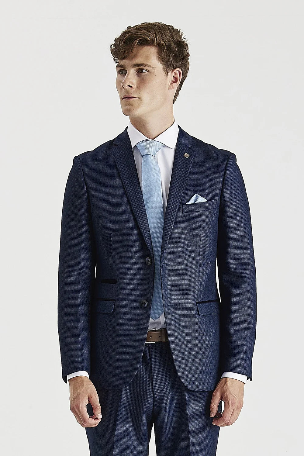Arthur Navy with the Regent Cream waistcoat
