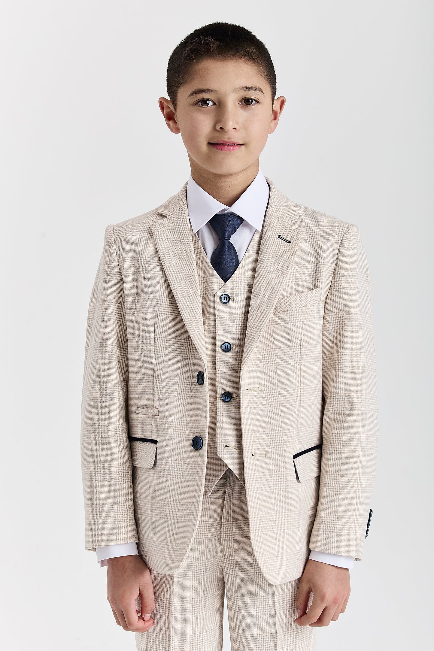 Boy's Regent Cream 3 Piece Suit