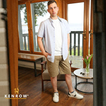Load image into Gallery viewer, Paul Blue Short Sleeved Shirt
