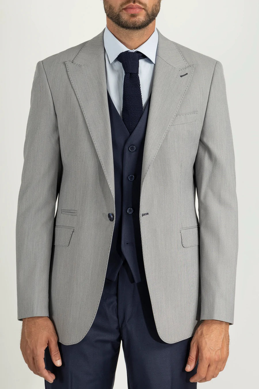 Percy Grey mix and match 3 piece suit for hire